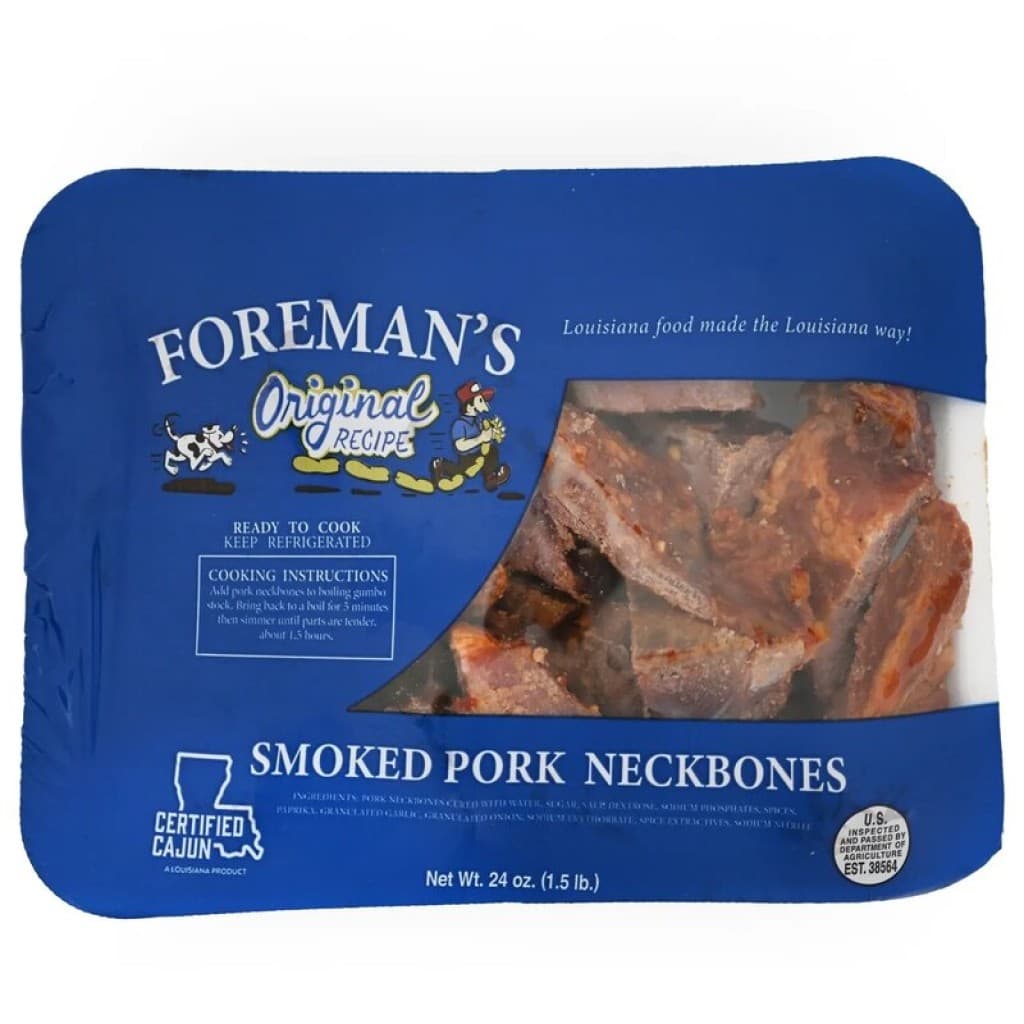 Foreman's Smoked Pork Neck Bones 1.5 lb