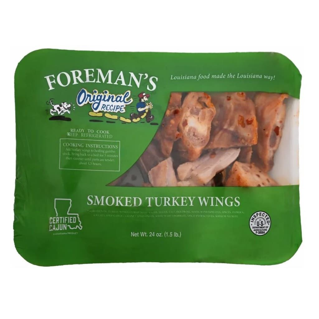 Foreman's Pre-Smoked Turkey Wings 24 oz