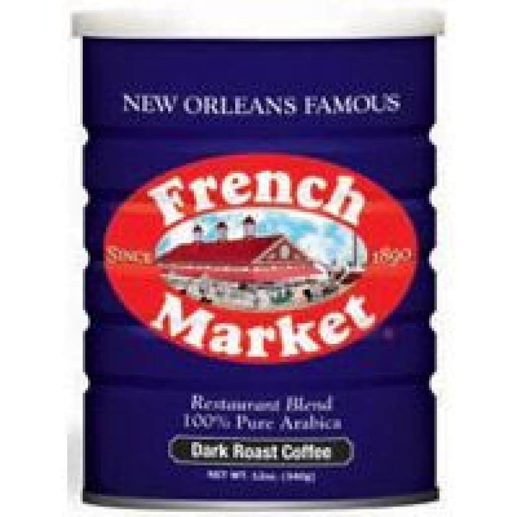 French Market 100% Arabica Dark Roast, 12 oz Can