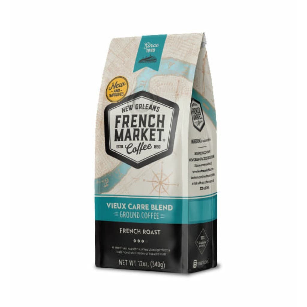 French Market Vieux Carré Ground Coffee 12 oz
