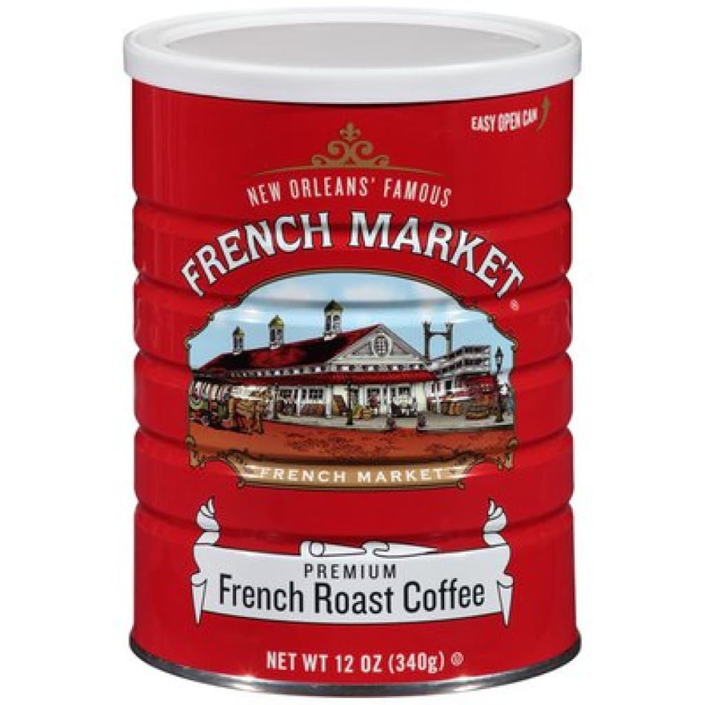 French Market Coffee — French Roast 12 oz Can