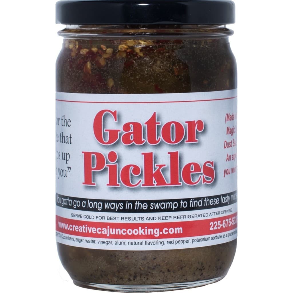 Gator Pickles 14.5 oz Jar — Sweet & Spicy