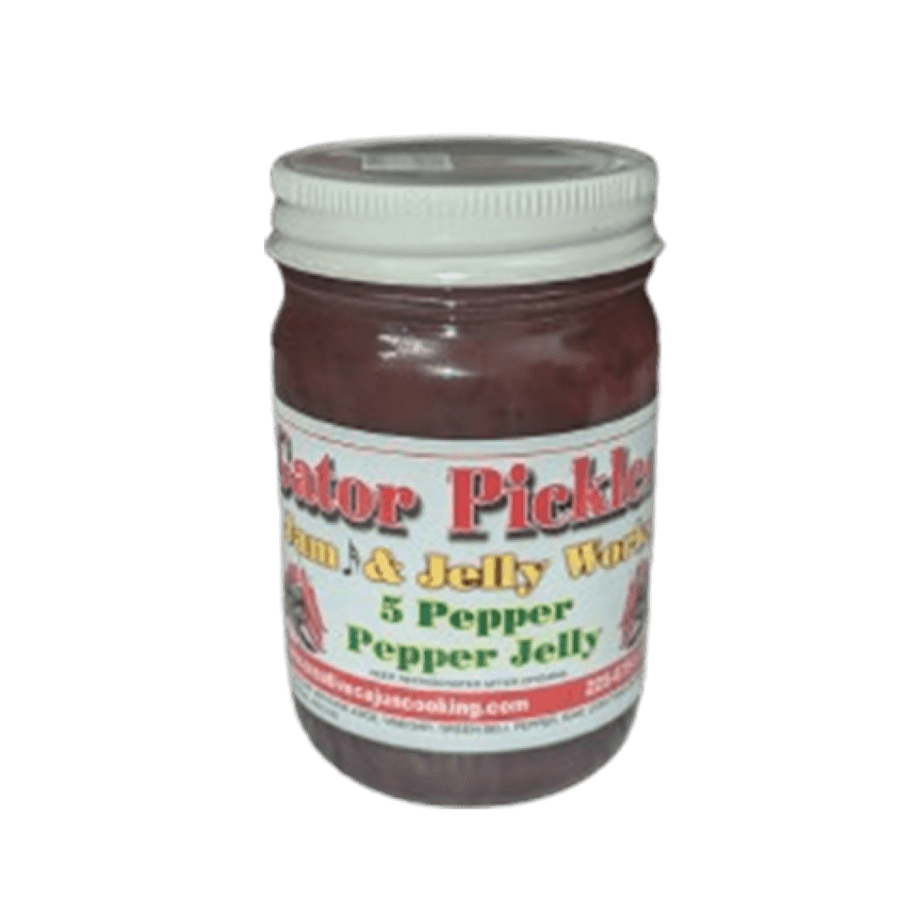 Gator Pickles Ole Homestead Five Pepper Jelly — 12 oz (label may vary)