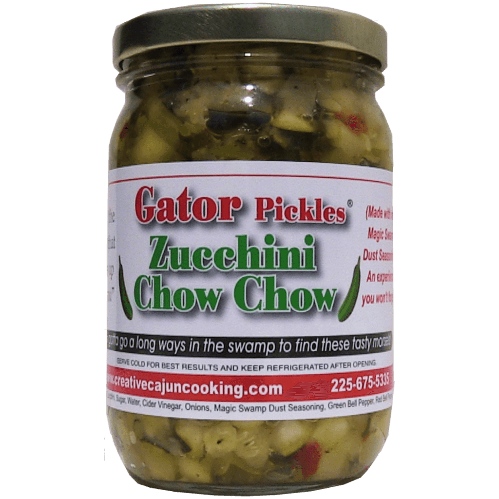Gator Pickles Zucchini Chow Chow 14.5 oz Jar