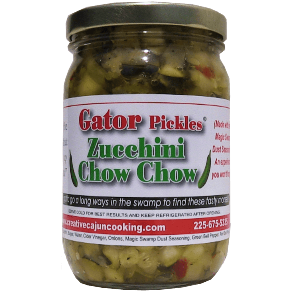 Gator Pickles Zucchini Chow Chow 14.5 oz Jar