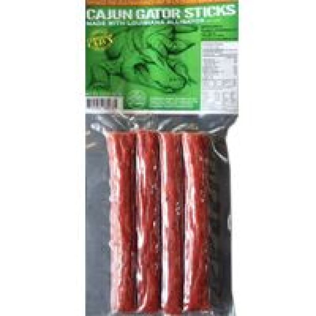 Hickory Smoked Alligator Meat Sticks