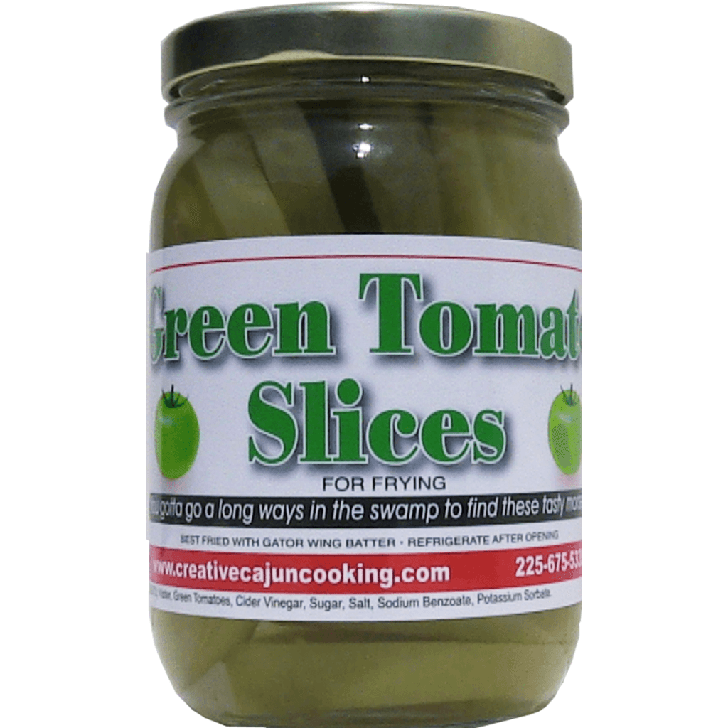 Creative Cajun Green Tomato Slices 14.5 oz Jar