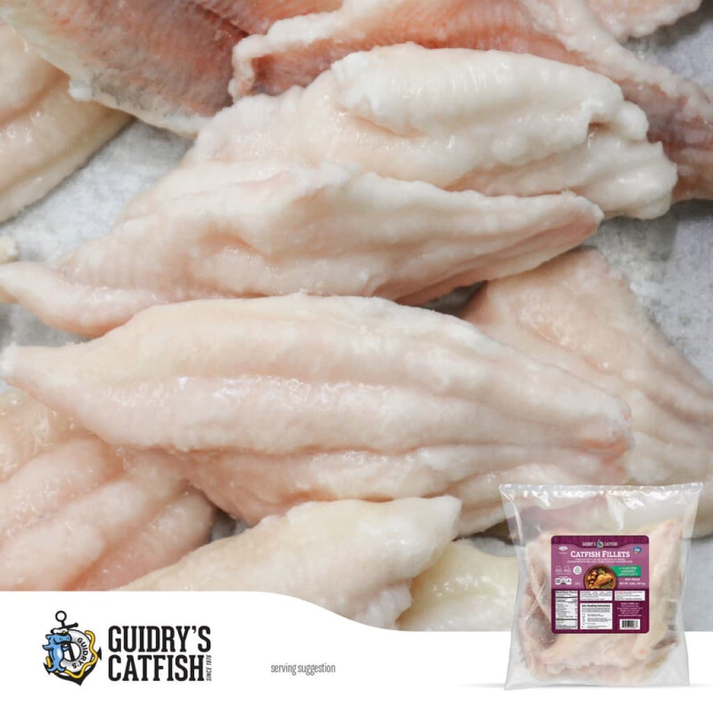 Guidry's IQF Catfish Fillets 3-7 oz. — 2 lb