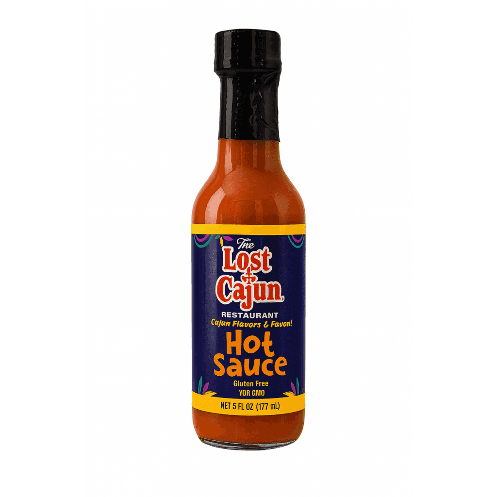 The Lost Cajun Hot Sauce 6 fl oz Bottle