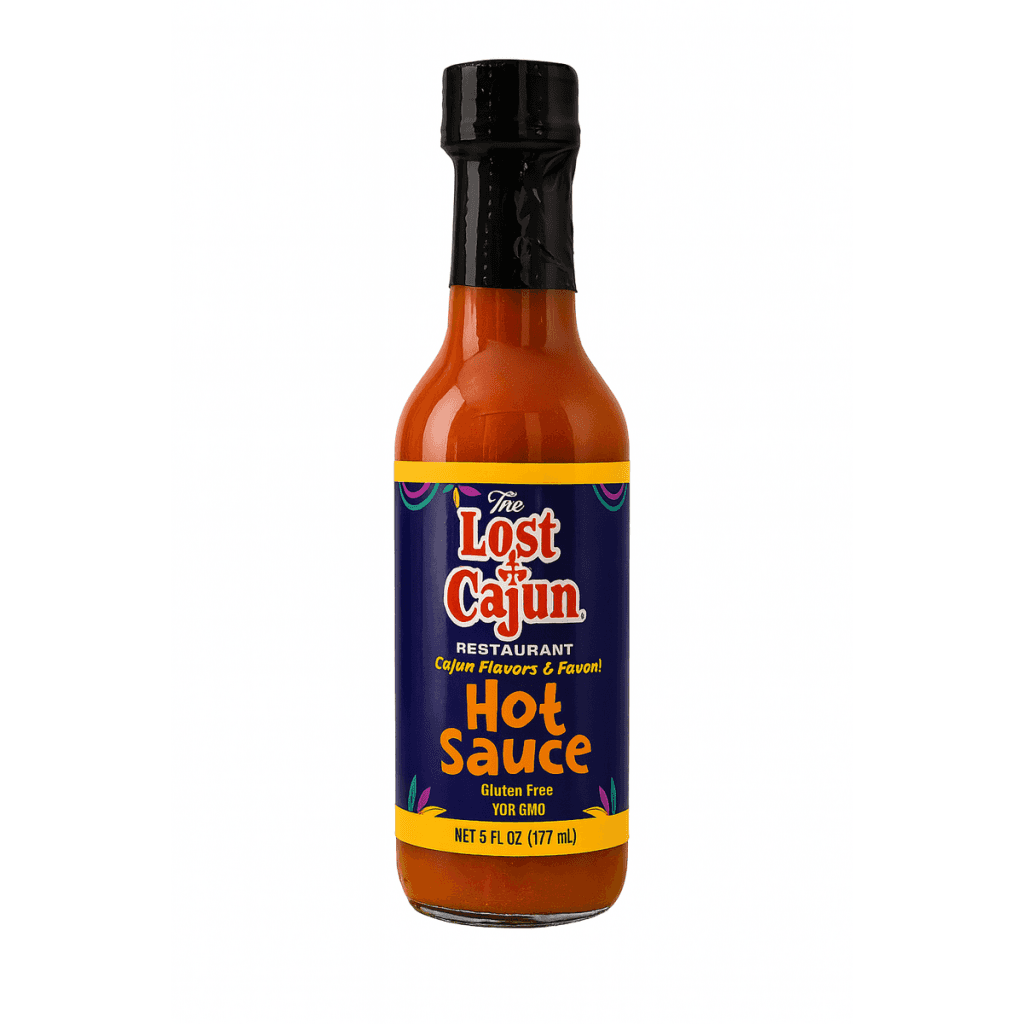 The Lost Cajun Hot Sauce 6 fl oz Bottle