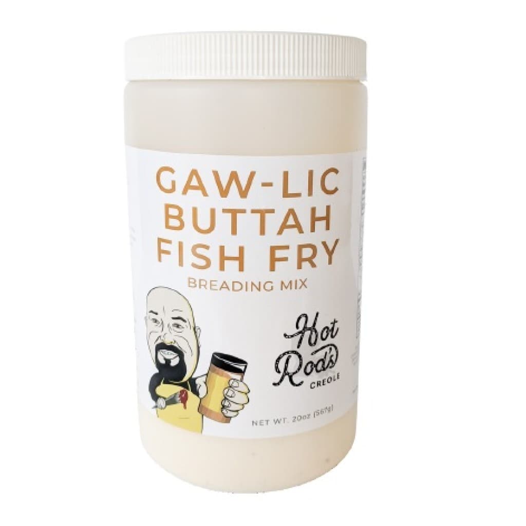 Hot Rods Gaw-lic Buttah Fish Fry — 20 oz