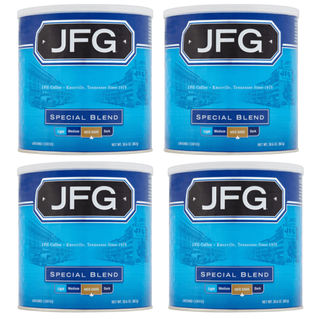 JFG Special Blend Ground Coffee, 30.6 oz (Pack of 4)