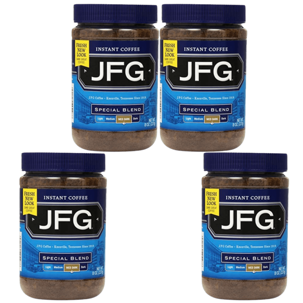 JFG Special Blend Instant Coffee 8 oz — 4 Pack