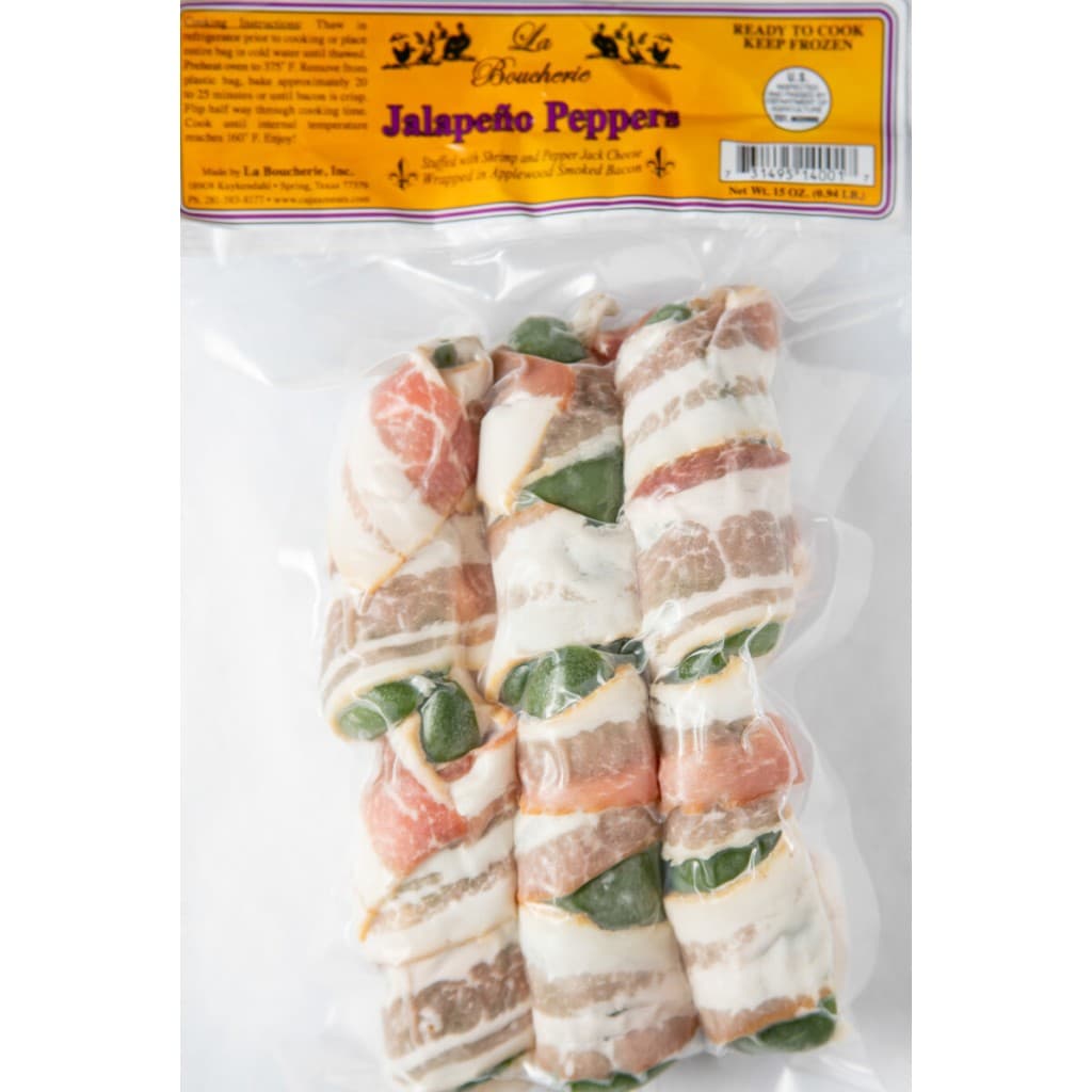 La Boucherie Bacon-Wrapped Jalapeno with Shrimp & Pepper Jack — 15 oz