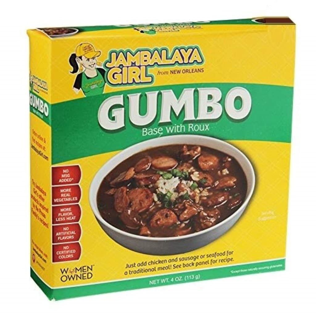 Jambalaya Girl Gumbo Base with Roux — 4 oz Mix