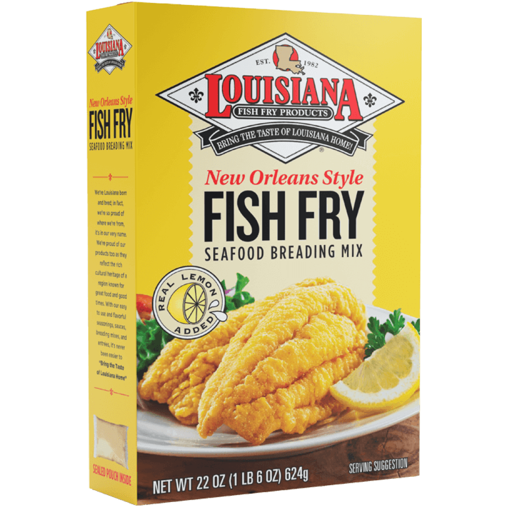LA Fish Fry New Orleans Lemon 22 oz box