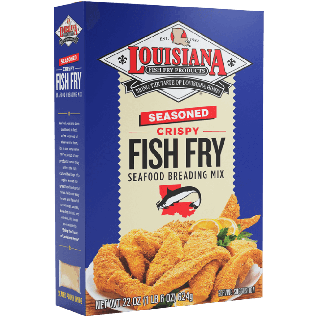 Louisiana Fish Fry Seasoned 22 oz box