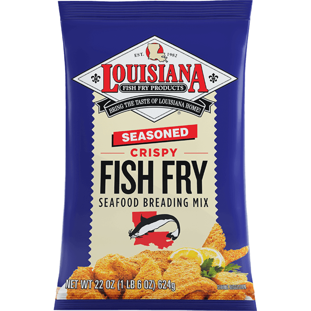 Louisiana Fish Fry Seasoned Crispy 22 oz bag