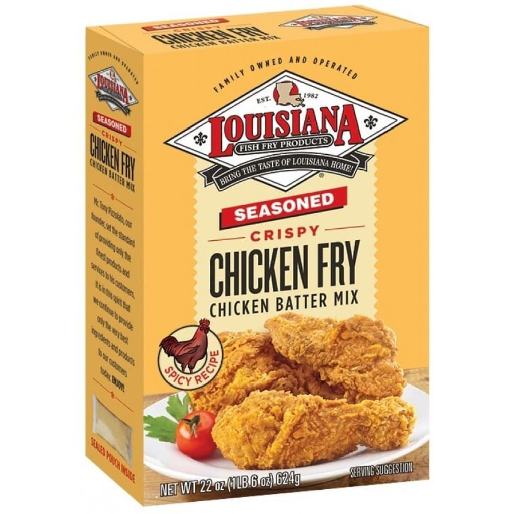 LA Fish Fry Seasoned Crispy Chicken Fry — 22 oz Box