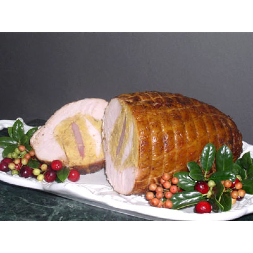La Boucherie Turducken Roll — Jalapeno Cornbread Stuffing, 5 lb