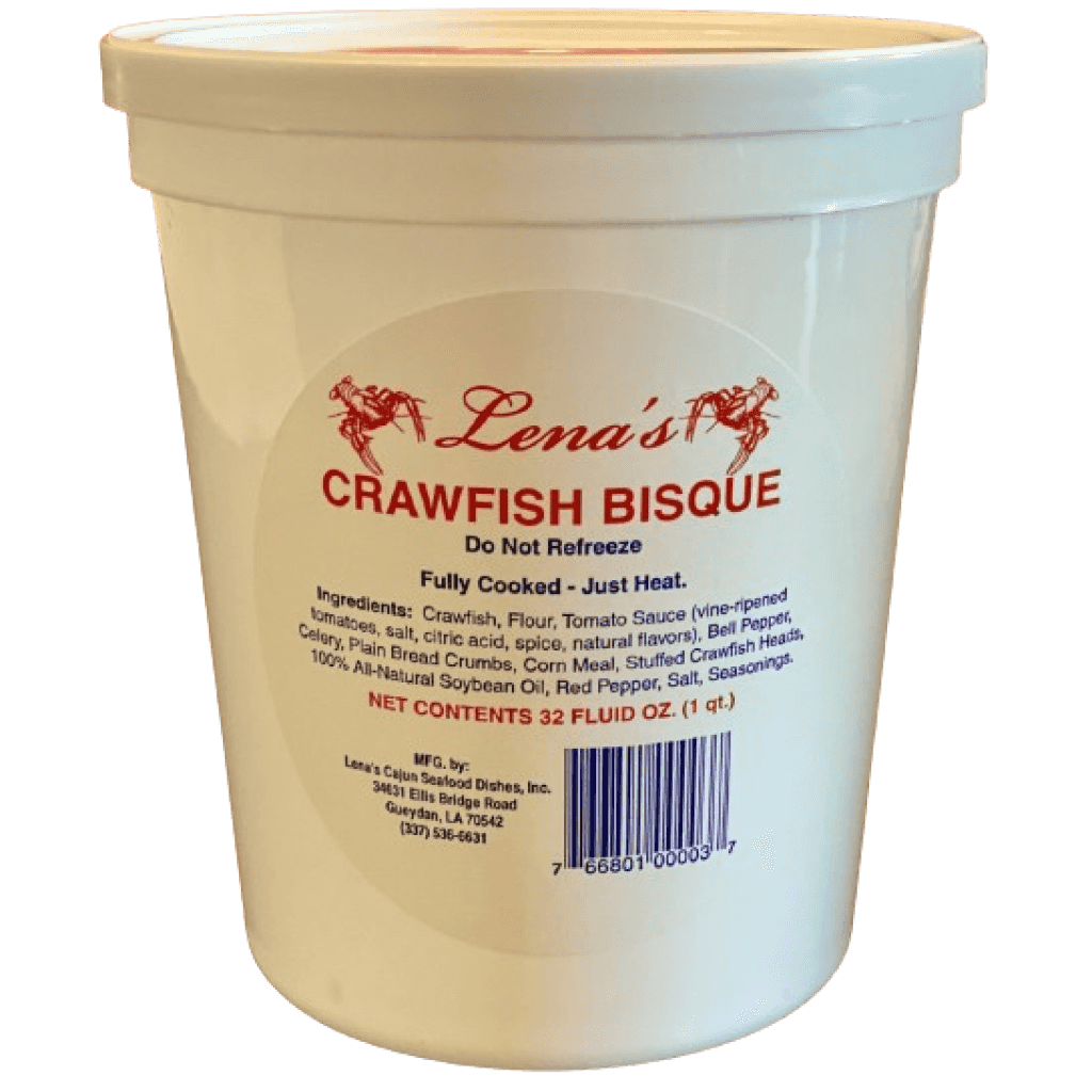 Lena's Crawfish Bisque 32 oz (Fully Cooked)