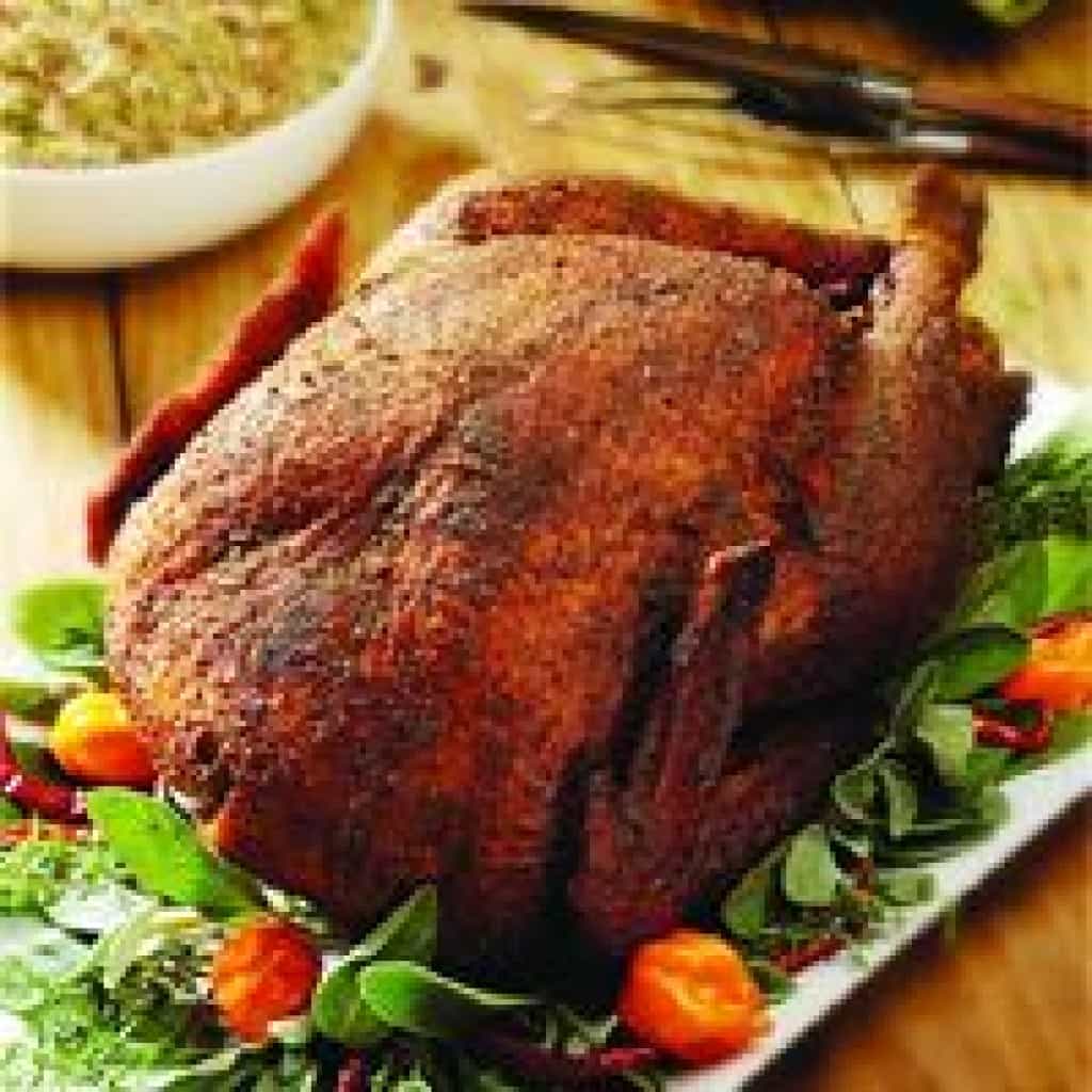 Premium Logan Farms Whole Cajun Turkey (Approx. 9–10 lbs)