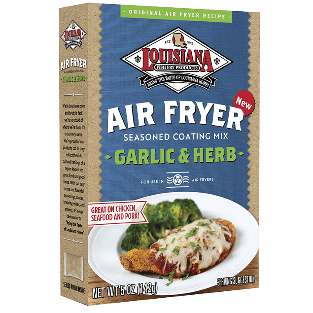 Louisiana Fish Fry Air Fryer Garlic & Herb Coating 5 oz
