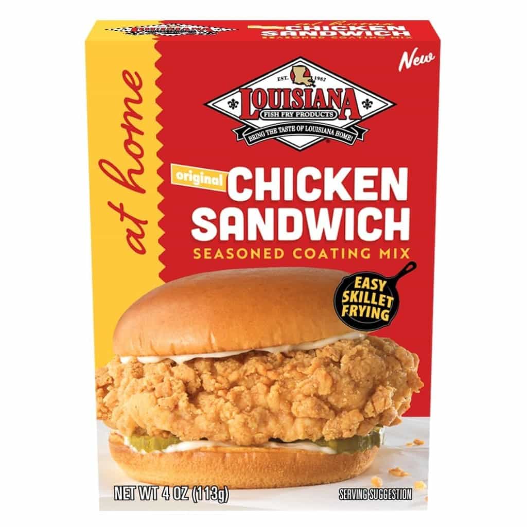 Louisiana Fish Fry At Home Chicken Sandwich Coating Mix