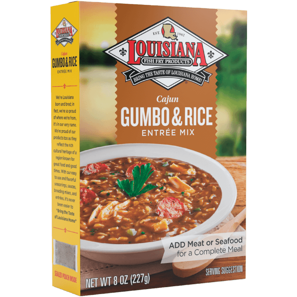 Louisiana Fish Fry Gumbo & Rice Mix, 8 oz