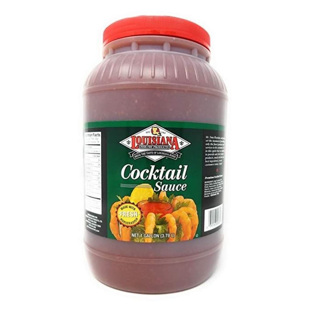 Cajun.com: Louisiana Fish Fry Cocktail Sauce, 1 Gallon