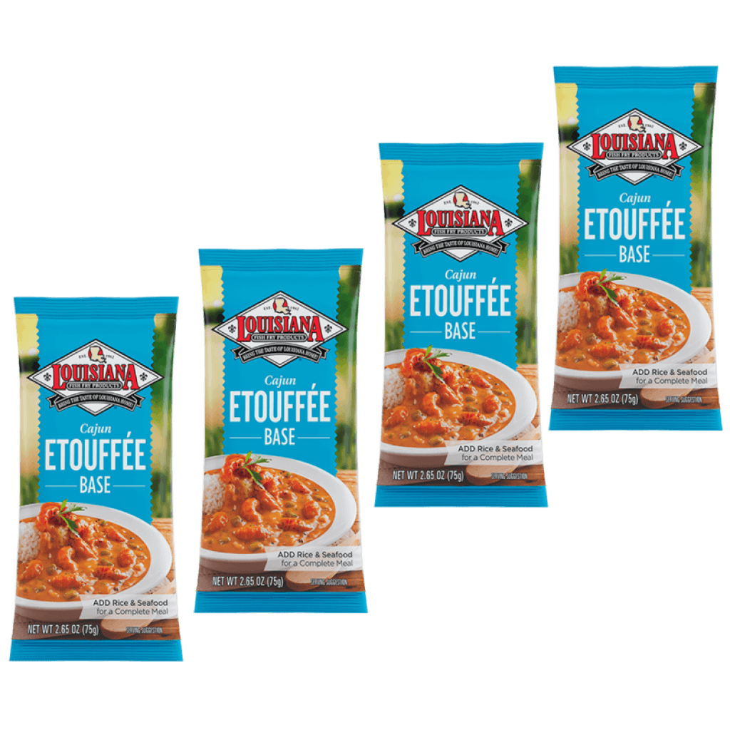 Louisiana Fish Fry Etouffee Base 2.65 oz — Pack of 4