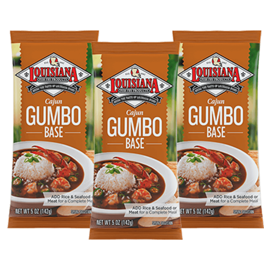 Louisiana Fish Fry Cajun Gumbo Base Mix – 3-Pack (5 oz each)