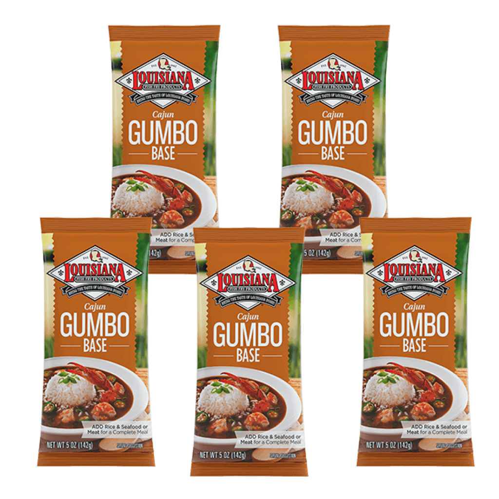 Louisiana Fish Fry Cajun Gumbo Base Mix – 5-Pack (5 oz each)
