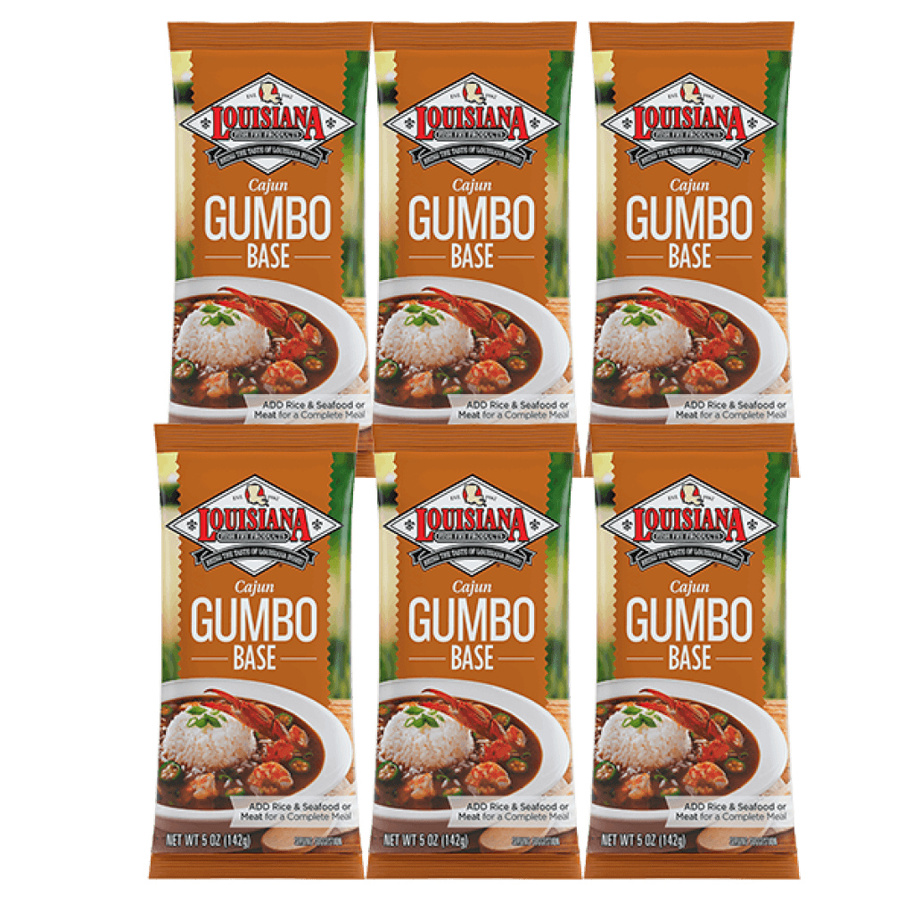 Louisiana Fish Fry Cajun Gumbo Base Mix – 6-Pack (5 oz each)