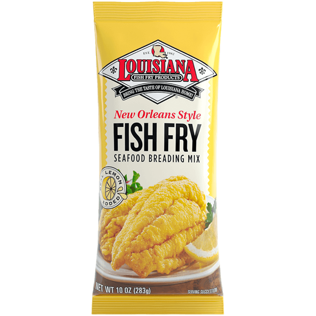 Louisiana Fish Fry Lemon-Seasoned Fish Fry Mix, 10 oz