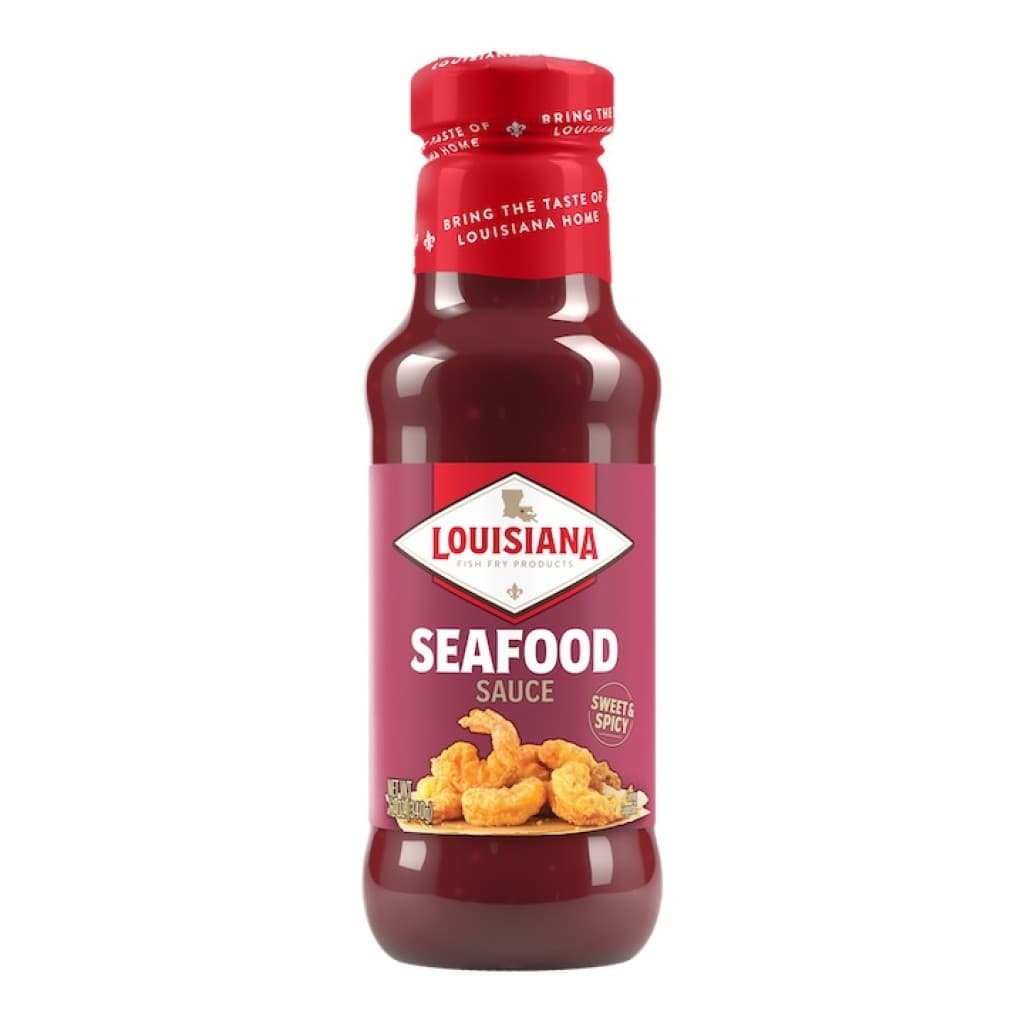 Louisiana Fish Fry Cajun Seafood Sauce 12 oz Bottle