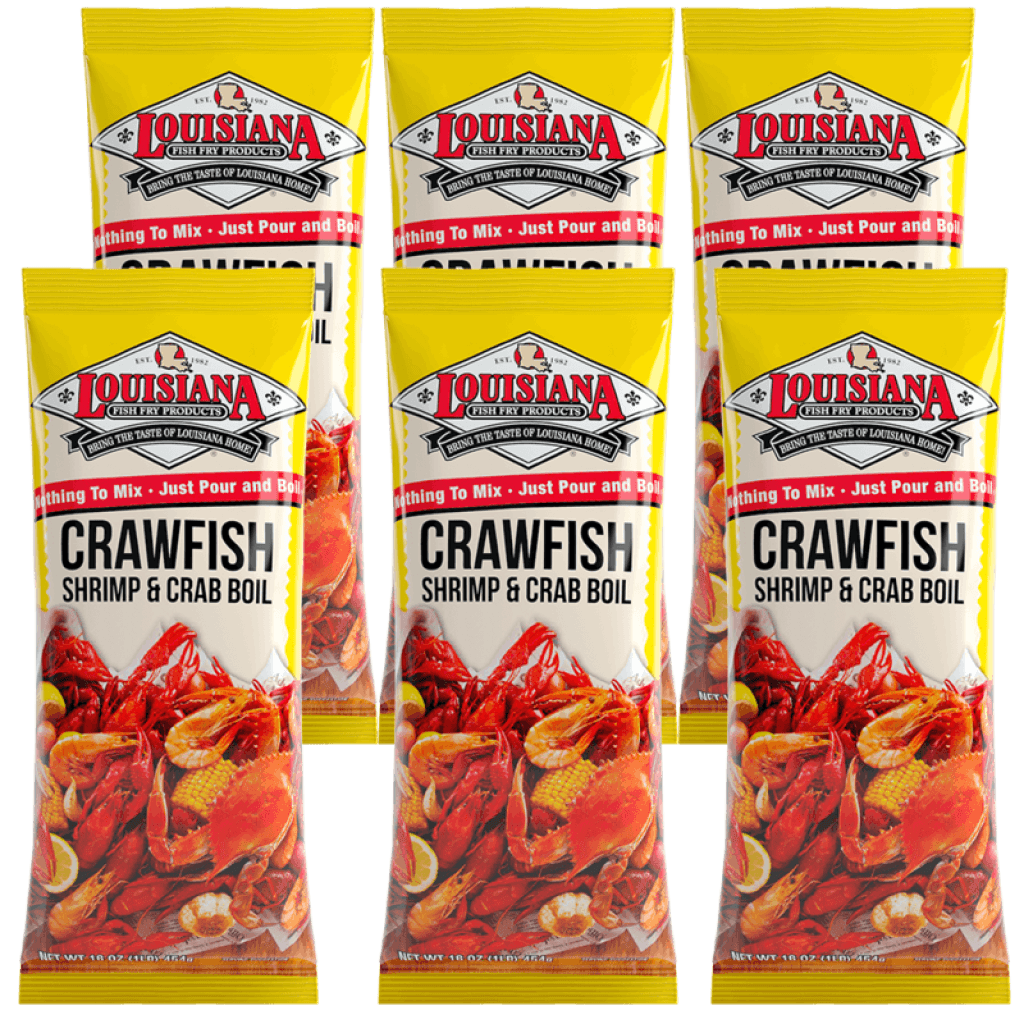 Louisiana Fish Fry Crawfish, Crab & Shrimp Boil 16 oz — 6 Pack