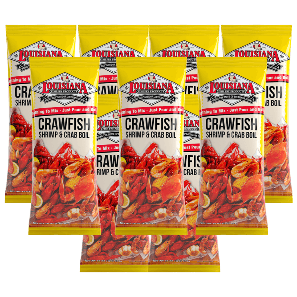 Louisiana Fish Fry Crawfish, Crab & Shrimp Boil 16 oz — 9 Pack