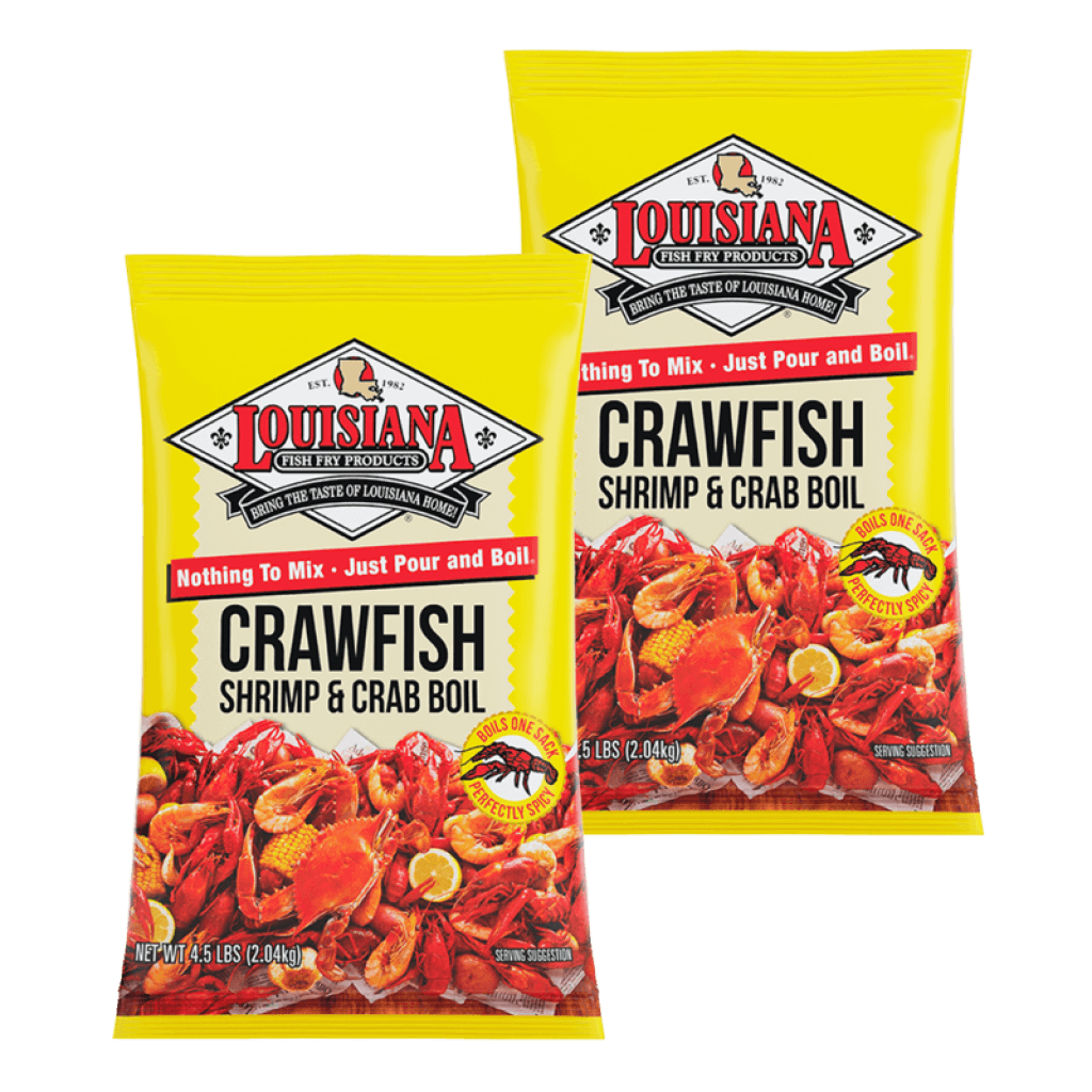 Louisiana Fish Fry Seafood Boil 4.5 lb Bag — 2 Pack