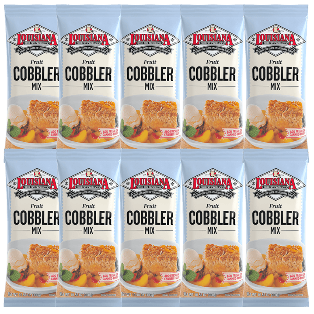 Louisiana Fish Fry Cobbler Mix 10.58 oz — 10 Pack