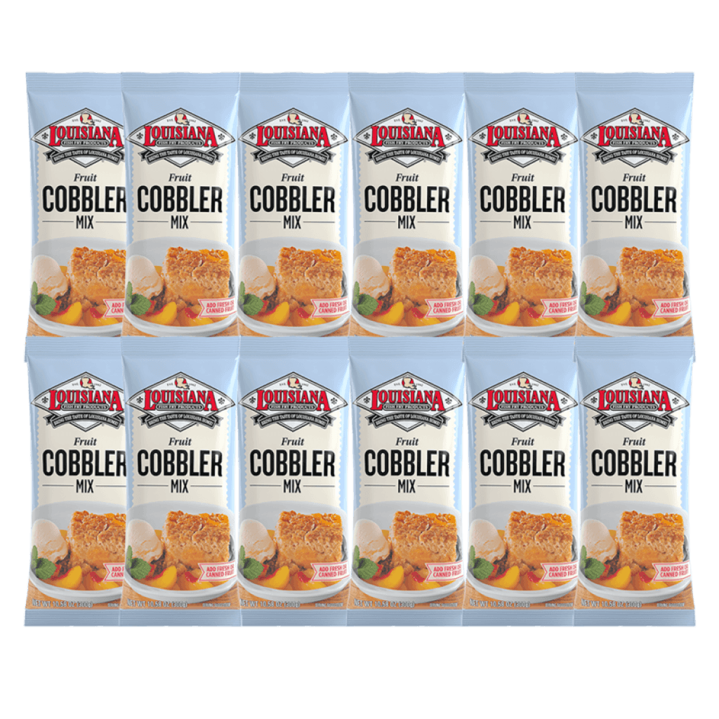 Louisiana Fish Fry Cobbler Mix 10.58 oz — 12 Pack