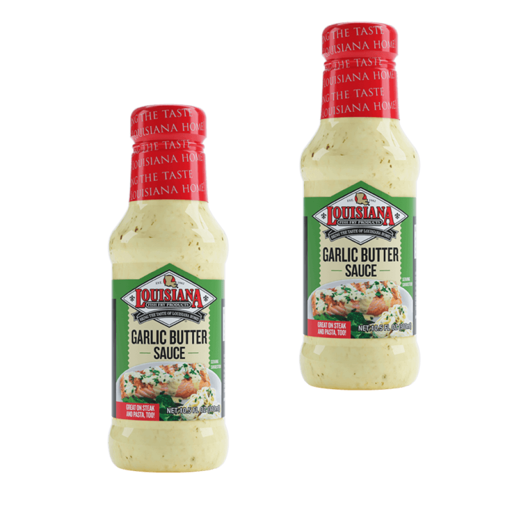 Louisiana Fish Fry Garlic Butter Sauce 10.5 oz (2 Pack)