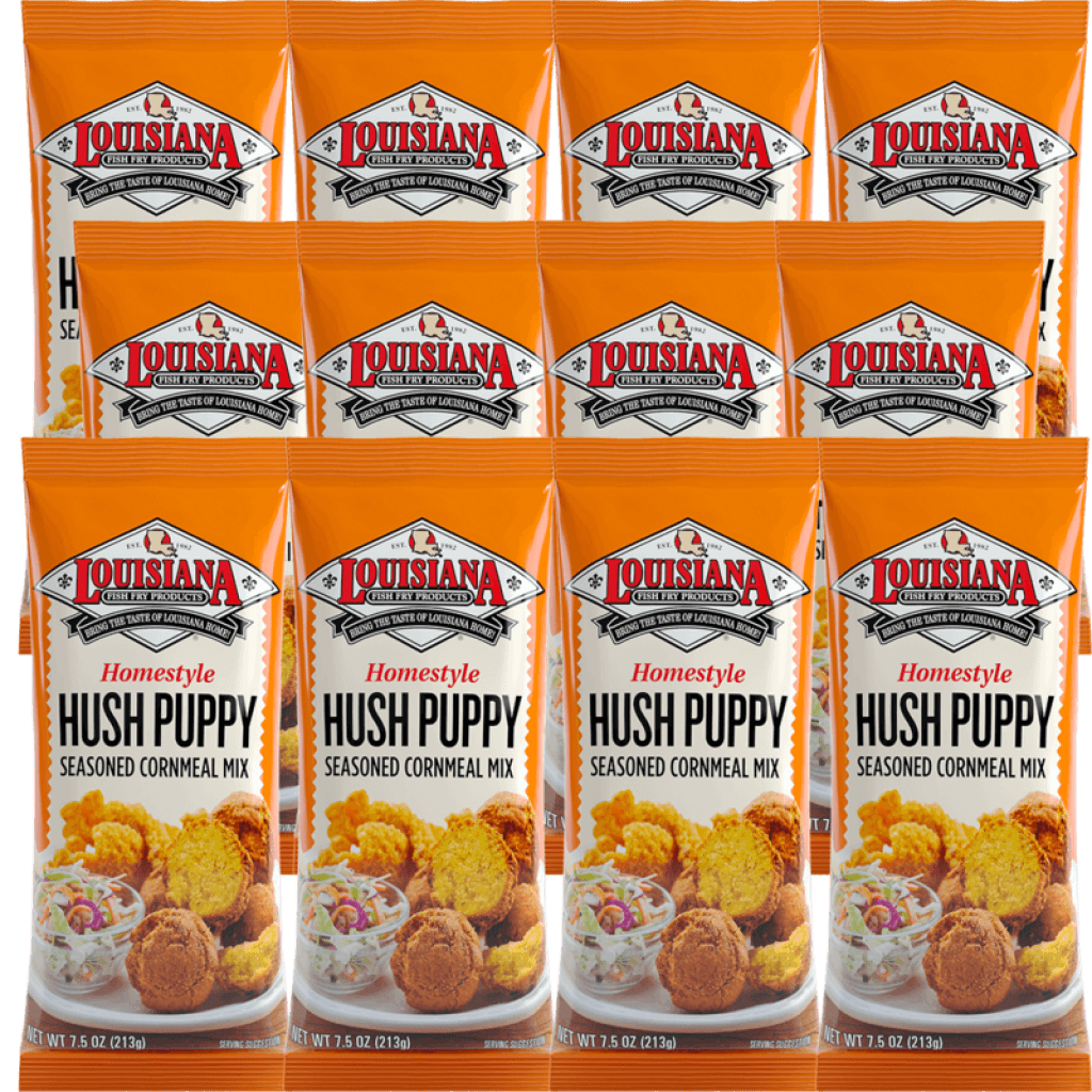Louisiana Fish Fry Hush Puppy Mix 7.5 oz — Case of 12