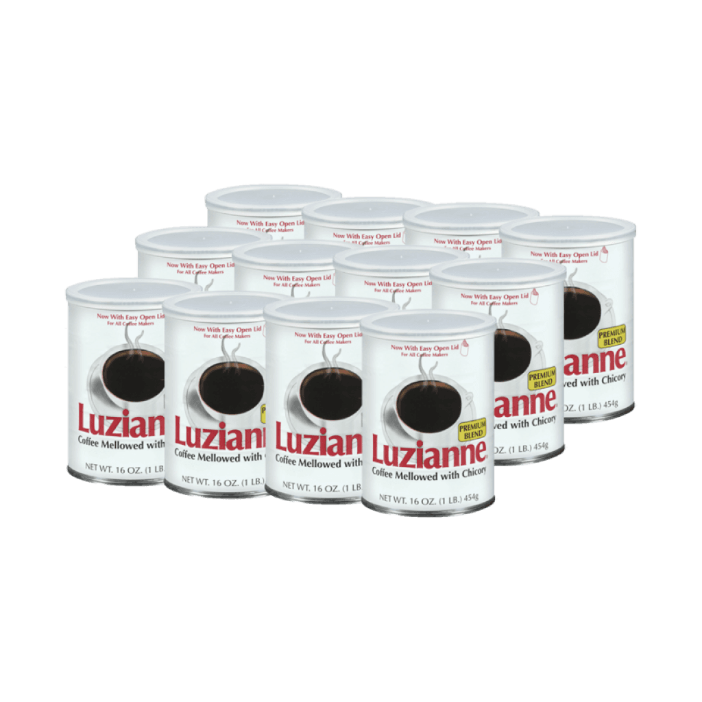 Luzianne Premium Coffee & Chicory 16 oz (12 Pack)