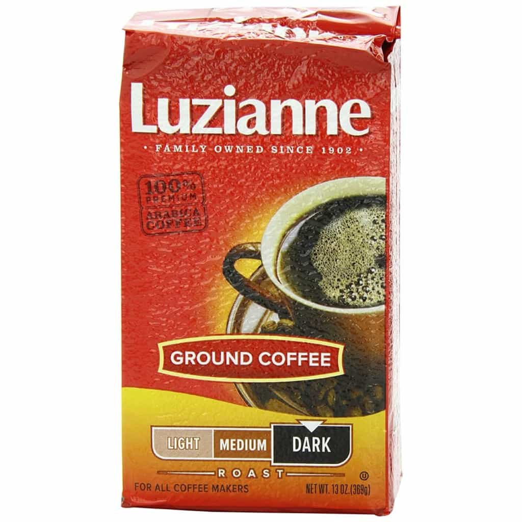 Luzianne Dark Roast Coffee 13 oz Red Bag