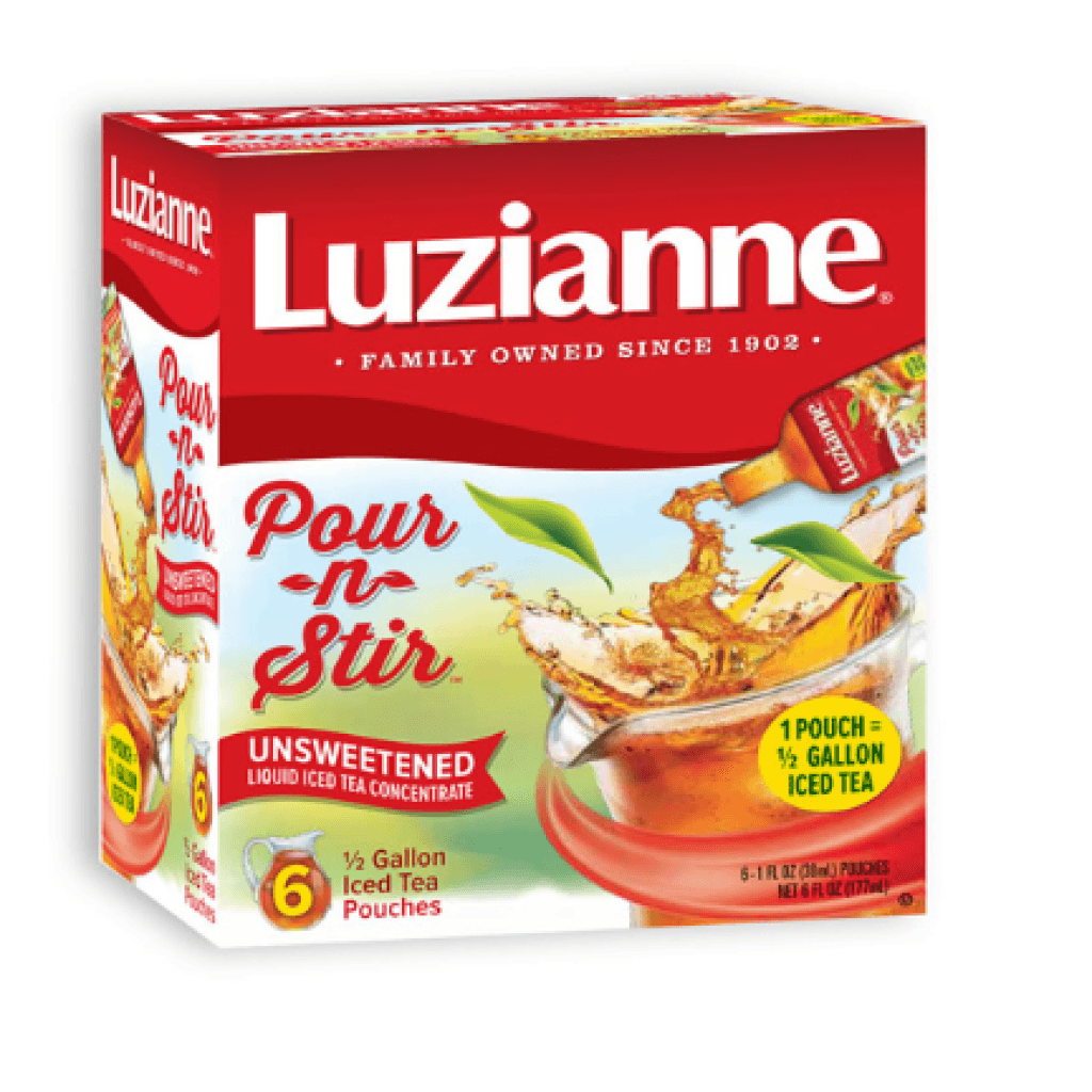 Luzianne Pour-N-Stir Unsweet Tea Concentrate — 2 Quart, 6 Count