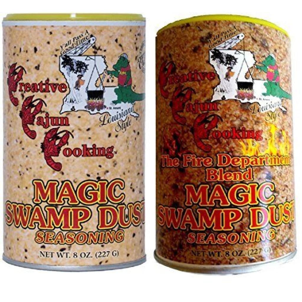Magic Swamp Dust Seasoning Duo — Original & Fire Dept, 8 oz each