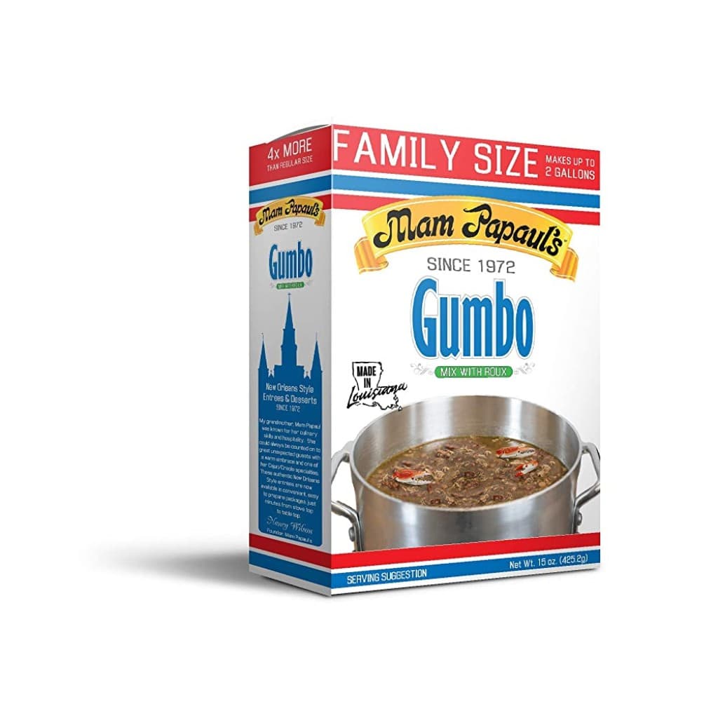 Mam Papaul's Family Size Gumbo with Roux Mix 15 oz