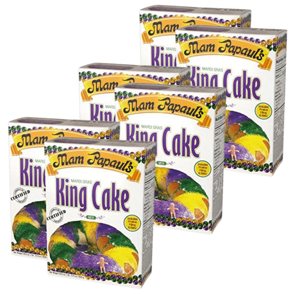 Mam Papaul's Mardi Gras King Cake Mix — Praline Filling (6 Pack)