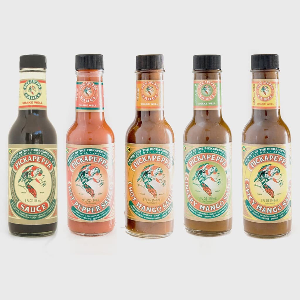 Pickapeppa Variety Pack — Five 5 oz Flavors